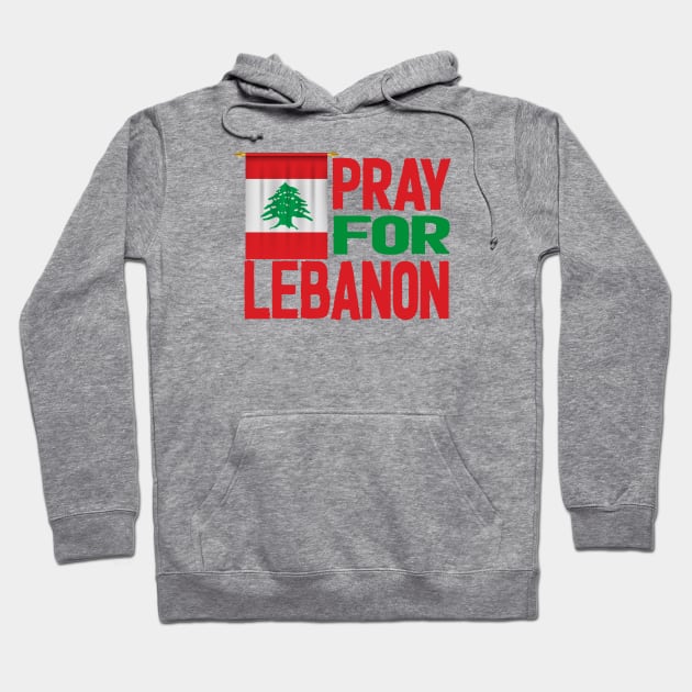 Pray for lebanon beirut explosion Hoodie by Netcam